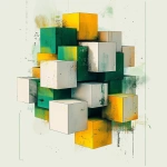 **white, green and yellow box illustration / printing square / three dimensional abstract geometric squares / immersive aesthetics / grandeur of scale --v 6.1 --stylize 250 --chaos 1 --style raw --weird 1 --q 2** - Image #3 <@1080572898269466724>