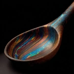 **Opalized wooden ladle, magazine quality photography, vivid colors** - Image #4 <@405548268966117377>