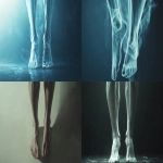**Close-up of human legs with pale skin tone, slightly bluish and cold appearance, subtle surface patterns, feeling of sluggish flow, cinematic lighting, realistic medical illustration style --v 6.1 --ar 16:9** - <@1354359478610428054> (fast)