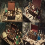 **A box on a table full of Alchemist supplies and medical gear, D&D art --ar 5:3** - <@632328592499539989> (fast)
-# Create, explore, and organize on [midjourney.com](<https://midjourney.com/imagine?from_discord=1>)