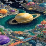**professional cartoon render of galaxy in style of 1990s anime poster style onsen, blow my mind, maximalist , hyper-realistic, intricate details, Octane render, side view --ar 9:16 --v 7.0** - Upscaled by <@1144568084905066547> (fast)