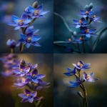 **Spotted sun orchids (Thelymitra ixioides), close-up, depth of field, blurry background, bold colours, cinematic lighting --ar 2:3 --v 7.0** - <@696956474584334417> (fast)