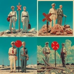 **Laurel and Hardy, halting sign of opalized wood with a cross. Dramatic fantasy poster in the style of Frank Frazetta --oref <https://s.mj.run/477S2eBxCEo>** - <@639231094968942592> (fast)