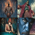 **Ernie Barnes art 8k, --chaos 99 --ar 8:5 --exp 50 --stylize 750 --v 7.0** - <@843177938186797076> (fast)