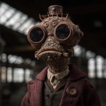 **a steampunk barnacle man in old factory --v 7.0 --p altxcrm** - Image #3 <@1183832200689492038>