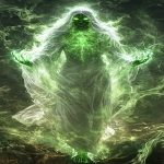 **Behold The Sacred Aventurine One, green glowing mist, spiritual --ar 9:16 --style raw --p 75s6eit** - Image #4 <@1054482006731395092>