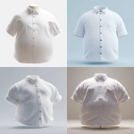 **a white collar shirts with white buttons, for mascot not real human size, fat body but short arms** - <@1082599722226810921> (fast, stealth)
-# Create, explore, and organize on [midjourney.com](<https://midjourney.com/imagine?from_discord=1>)