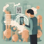 **Ghibli style graphic of man scanning a QR code with smart phone. --v 5.0** - Image #4 <@1090435486935433258>