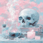 **🔮💀🧪⚗️📿 --sref 6035664444 --sw 1000 --exp 100 --stylize 1000 --ar 4:5 --q 4** - Image #4 <@948741381743083580>