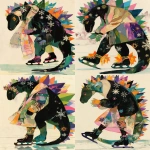 **Ice skating diplodocus, snowflakes and ice --ar 4:5 --niji 6 --p 1ko4kyo --raw --sref 1999999999 1999999991 416557976 2252558232 698008135 1078492728 2187294478 217414415 416417418 7337 80085 696969 47 73 97 100 --sv 4** - Variations (Strong) by <@948741381743083580> (fast)