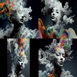 **<https://s.mj.run/f2QD1PlIm6A> <https://s.mj.run/CZtfxt5jLxE> beautifully strange smoke and mirrors, abstract foggy vibes --ar 53:40 --v 7.0 --c 3 --raw --s 450 --q 2 --exp 5 --sref <https://s.mj.run/u1egypXI08k> <https://s.mj.run/YMPySNYxvq0>** - <@1059292469474373672> (fast, stealth)