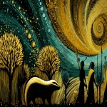 **🍂🦨🏹⚔️ 🌈✏️ --ar 7:4 --sref 45 --sv 4 --sw 100** - Image #2 <@370960263245070346>