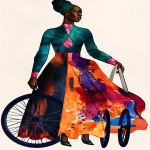 **graffiti motorized wheelchair and disability accessible fashion design sketch --ar 3:4 --p v95am5p --niji 6** - Image #1 <@948741381743083580>