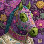 **butterfly dreams with pickle faces and horse bodies --s 250 --v 7.0** - Image #4 <@974789918188535848>
