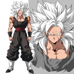 **Original anime character, fully colored in vivid anime palette, hand-drawn anime style, thick bold outlines, clean cel-shading, visible sketch lines for clarity, crosshatching on fabric folds and anatomy beneath clothing. Clear line art showing every feature without clutter, balanced composition emphasizing face and body. Multiple perspective options: (frontal heroic close-up of face and torso squared to the viewer) OR (three-quarter dynamic angle showing jawline depth, clothing folds, and stance) OR (low-angle upward shot emphasizing size and power) OR (high-angle downward shot showcasing form and clothing detail) OR (side profile close-up with sharp silhouette, flowing clothing, and defined expression). Ultra-detailed full-color anime artwork, uncluttered background, composition focused entirely on the character’s clothing, form, and presence. --niji 6 --raw** - Image #2 <@266429059049848832>