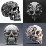 **design something shaped like a skull, anything** - <@847871507090112512> (fast)