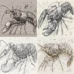 **steampunk mechanical technolobster, weaponized, armored, ready to war in a festive holiday crustacean --ar 16:9 --profile sw3hfp8 --v 7.0** - <@1054482006731395092> (fast)