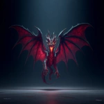 **Vampiric fusion of a bat and a dragon --oref <https://s.mj.run/2Bt_twkp_0Y> --ar 3:2 --exp 50 --ow 1000 --v 7.0** - Image #1 <@106534493057220608>