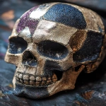**patchwork beads telomere skull glowing LED Native American --s 250 --v 6.1 --ar 3:4 --cref <https://s.mj.run/8rUprkeuR-c> <https://s.mj.run/2WTFRFHEf-Q> --sref <https://s.mj.run/-GwDPE3Qlfg> <https://s.mj.run/UkIEUQrsDTQ>** - Image #1 <@548015168957972483>