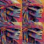 **1980's poster of a Xenomorph using a reptilian 80s hair band --ar 3:4 --s 475 --c 25 --w 5 --v 7.0** - Variations (Subtle) by <@1071135204846096475> (relaxed)