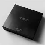 **Ultra-minimalist luxury product packaging as an album cover, matte black box centered on a clean seamless background, embossed typography reading "U NEED THIS SHIT Vol. 1" in crisp white lettering, subtle shadows, elegant grid layout, premium designer branding aesthetic, sharp edges, micro-text details (barcode, warning labels, "Grade A Toronto Audio"), cinematic soft lighting, 8K resolution, high contrast, hyperclean photography style, Apple product photoshoot vibes, no people, no clutter, extremely polished and modern --ar 1:1 --v 6.0** - Image #2 <@842060867557392394>