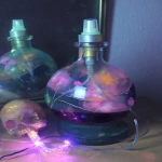 **graffiti Kawaii poison perfume bottle with spray bulb --ar 3:4 --sref 7337 696968 73 --sv 4 --p sa9zol8** - Image #2 <@948741381743083580>