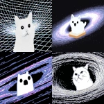 **Silly cat makes a silly face at accretion disk --ar 3:2 --profile fn9opxx u22owga 2z3eyk3 ro2ke7q y9a56jc --draft** - <@937851746712186921> (fast)