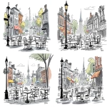 **panopticon ; in style of mechanical pencil sketch with cross hatching lines withough contour lines, pecil stokes --no contour lines, anime, manga, colors --ar 16:9 --raw --sref 3717171728 --v 7.0** - Variations (Strong) by <@1135636698060038216> (relaxed)