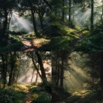 **Green forest path with sunlight shining through trees, soft mist, calm aesthetic --ar 4:5** - <@1317242788189831250> (fast)
-# Create, explore, and organize on [midjourney.com](<https://midjourney.com/imagine?from_discord=1>)