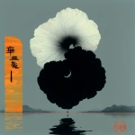 **Minimalist fluvioglacial vortex, monochrome, back and white line drawing, single line --p okeqhri --v 7.0** - Image #2 <@1015631618645438535>