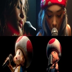 **emotional close-up of singer with tearful eyes, microphone in hand, hair softly flowing, photorealistic --ar 16:9 --v 7.0 --oref <https://s.mj.run/xKRYl9AmtcQ> --ow 100** - <@1112784568303497357> (relaxed)
