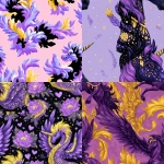 **🦄💜🖤💛 --tile --ar 1:1 --c 30 --s 350 --exp 20 --v 7.0 --p 4symexy** - <@293548521221783552> (turbo, stealth)
-# Create, explore, and organize on [midjourney.com](<https://midjourney.com/imagine?from_discord=1>)