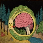**supper inside a giant cabbage; dolomite brains inside a giant tomato --ar 3:2 --p fkefrk8 zznwfak ozcqmrg --sref <https://s.mj.run/V_as61woJkc> --v 7.0** - Image #1 <@820503377821564929>