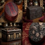 **maximum detailed maximum quality advertising photo-shot for an auction catalogue of an ancient monotreme coin box, urushi --v 7.0 --ar 7:4** - <@1098305603568410775> (relaxed)