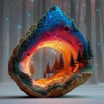 **alien chorus on the opalized wood elves forest --oref <https://s.mj.run/D199OLhwzzI> --s 750 --v 7.0** - Image #2 <@405548268966117377>