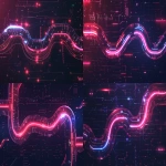 **flat 2D website interface design of a loading bar in the exact shape of a human colon, minimalist web UI aesthetic, glowing neon line art colon silhouette, segmented progress indicators inside the colon path, partially loaded with flickering pixels and digital corruption, glitch effects showing incomplete load, futuristic website dashboard, dark background, high-resolution UI design, vector-style clarity --ar 16:9 --v 6.0 --raw** - Variations (Strong) by <@1138484847065698314> (fast)