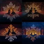 **<https://s.mj.run/Rz8FUqPjjm8> The Fabulous Baron Munchausen and the princess in love, within snowflake macrophotography.** - <@639231094968942592> (relaxed)