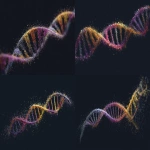 **tanabata DNA spiral helix --ar 16:9** - Variations (Strong) by <@391048027051261958> (relaxed)