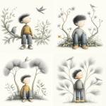 **<https://s.mj.run/WL46TjSoDK4> a young boy is immerse in nature --sref <https://s.mj.run/7Pc5aa8BRXU> --profile 4mtwbir** - <@409716268476923920> (fast)