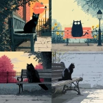 **blavk cat vector near a bench** - <@1362671002487750706> (fast)
-# Create, explore, and organize on [midjourney.com](<https://midjourney.com/imagine?from_discord=1>)