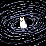 **Silly cat makes a silly face at accretion disk --ar 3:2 --profile fn9opxx u22owga 2z3eyk3 ro2ke7q y9a56jc** - Image #2 <@937851746712186921>