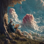 **<https://s.mj.run/DO7vuWoXxIU> <https://s.mj.run/PXrO9_BRdpk> <https://s.mj.run/cSbckn_wxpI> <https://s.mj.run/j46HPvqoY_A> <https://s.mj.run/v8zjIgUTuu4> Cotton Clouds Paint a Scene of an Old Man Relaxing in the Forest Drinking some Tea, Looking over a book containing Fluvioglacial-Outwash-Plaines Craft-World Hyper-RealityMash --ar 3:2 --v 7.0** - Image #4 <@426654487248109579>