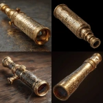 **an extended golden magical captains spyglass covered in magical glyphs** - <@784252075265490974> (fast)