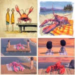 **We were at the beach (eww) Everybody had matching scyphozoa towels (eww) Somebody went under a dock (eww) And there they saw a rock (eww) It wasn't a rock (eww), Was a rock lobster (eww) Rock lobster, (Ah-ah-ah-ah) Rock lobster --p 9uhxc6m --v 7.0** - <@834468597551333468> (relaxed)
-# Create, explore, and organize on [midjourney.com](<https://midjourney.com/imagine?from_discord=1>)