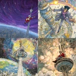 **Space elevator dandy. --v 7.0 --p aupaq7s** - <@502344464426074132> (fast)