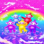 **Teletubbies. --p uktsbu8 --v 7.0 --s 50 --ar 2:3** - Upscaled by <@1052958752749387917> (relaxed)