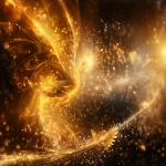 **Divine golden light rays descending from heaven onto floating elemental symbols (fire flame, water droplet, air swirl, earth crystal), angelic wings in background, warm amber and gold color palette, hyper-realistic spiritual energy, cinematic photography --v 6.0 --ar 79:59** - Image #4 <@900787127892180992>