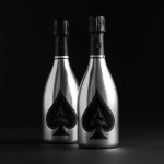 **album art cover of 2 bottles of silver ace of spades champagne bottles with a black background. The theme is party, minimalistic and black and white --v 7.0** - Upscaled by <@858514381120602142> (fast)
-# Create, explore, and organize on [midjourney.com](<https://midjourney.com/imagine?from_discord=1>)