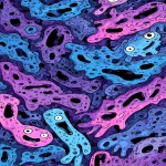 **blue purple and pink cartoon sponge background --ar 11:17** - Image #1 <@1078903911957663794>