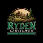 **A professional, 3D logo for an expert landscaping company called "Ryden Landscaping & Lawncare", specializing in large-scale landscape engineering & design for businesses and very wealthy individuals.** - Image #3 <@761225412164321321>